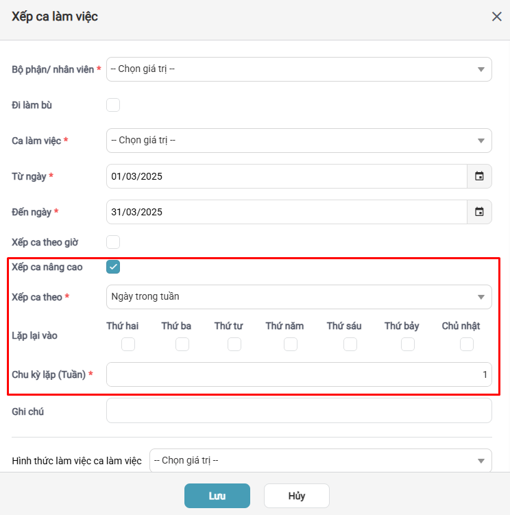 Ca lam viec - Xep ca lam viec - Form xep ca chinh hang loat - Nang cao.png